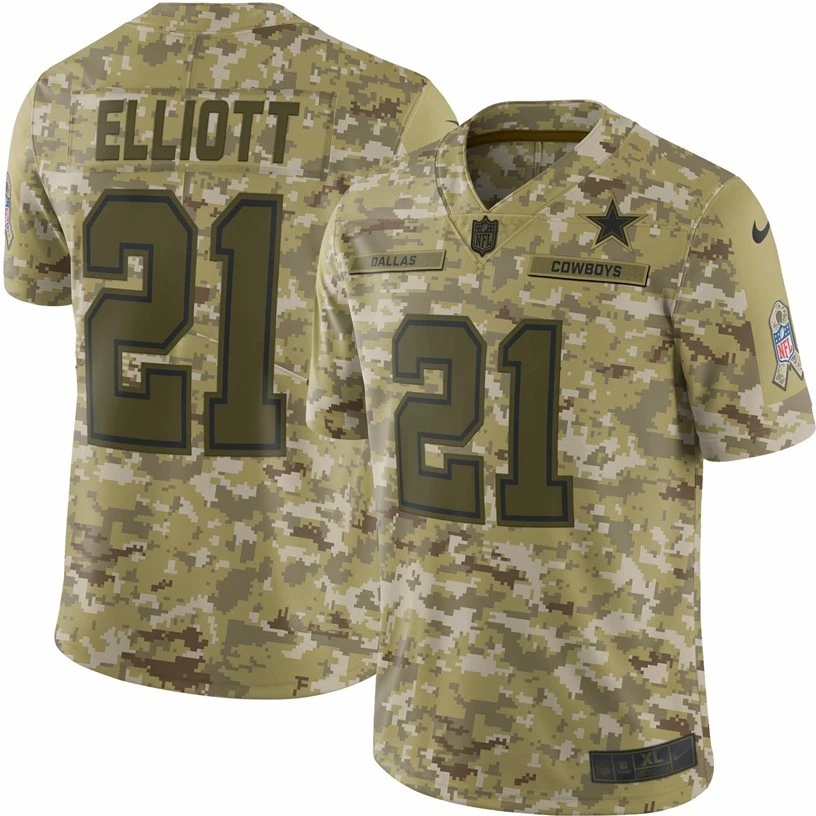 Ezekiel elliott jersey salute to service discount