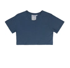 Jungmaven Super Cropped Lorel T Shirt Navy Hemp Organic Cotton Small NWT