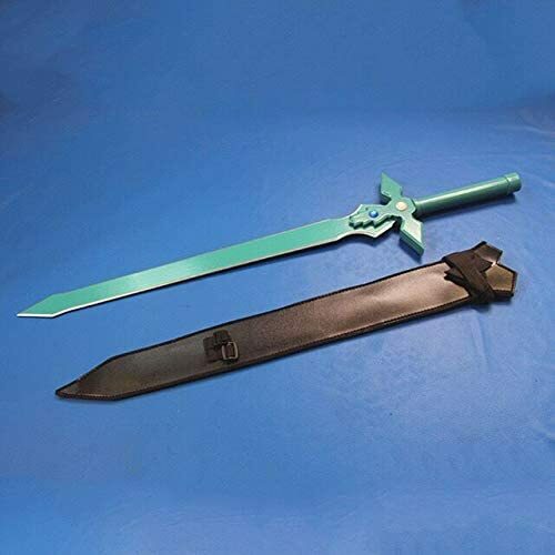 UK Sword Art Online SAO Kirito Repulsor Oscuro Espada de Madera Sólida con Vaina - Imagen 2 de 2