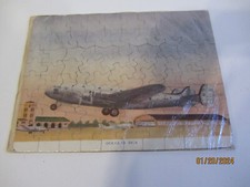 VINTAGE DOUGLAS DC-4 AIRPLANE ART BY IRWIN HOLCOMBE JIGSAW PUZZLE