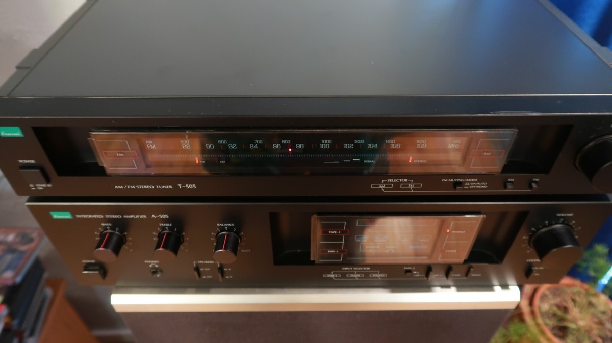 SANSUI AU-α505RX Sansui AU-505 Vintage Solid State Stereo Amplifier 23W+23W