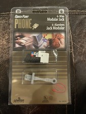 Quick Port Phone 6 Wire Modular Jack - Brand New In Box