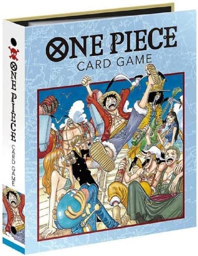 one piece card game 9-pocket binder set original illustration version POCKET VER.1 it combines durability with aesthetic appeal ONE PIECE Card Game Official
