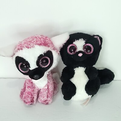 Pink Lemur Ty Beanie Boo Beanie Boo Keychain Leeann Leeann The
