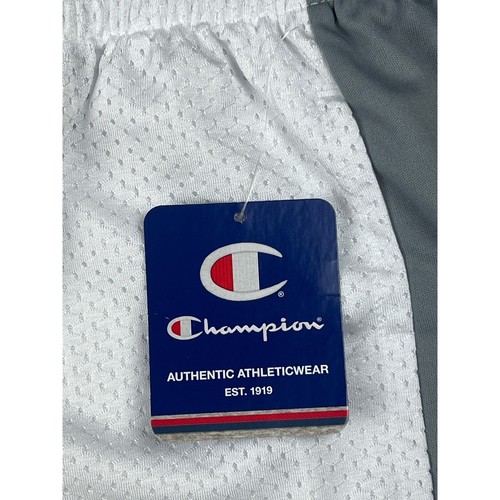 NWT Youth Champion White & Grey Mesh Basketball Shorts- Size Small - Picture 8 of 12