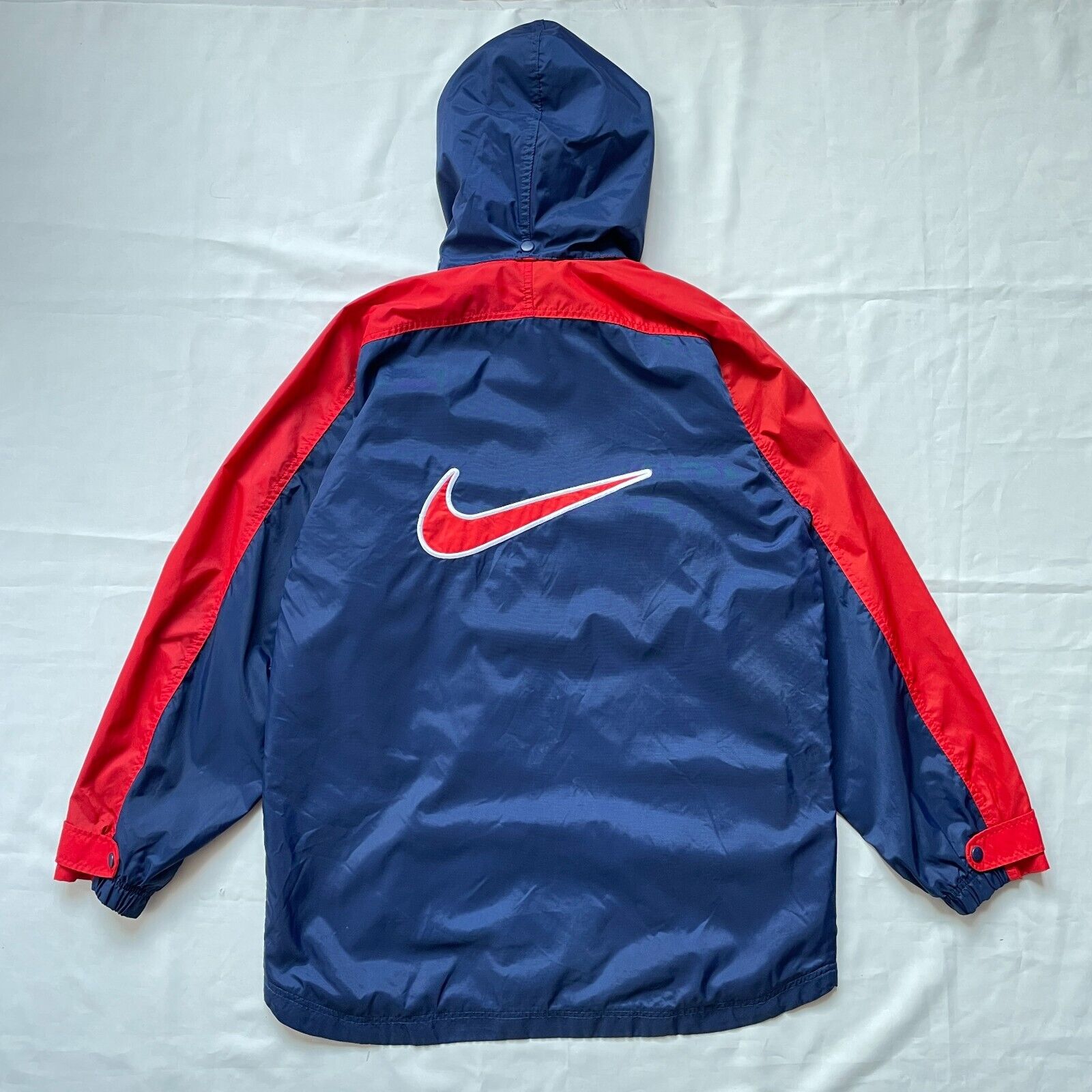 Nike Vintage 90's Big Swoosh Nylon Jacket Size S | eBay