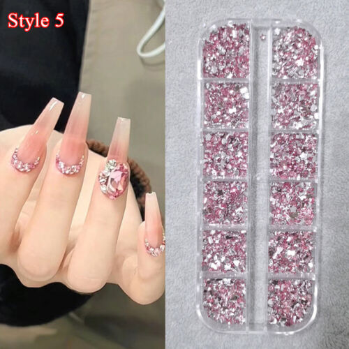 1 Box 3D Manicure Rhinestones Nail Decoration DIY Nail Art Charms Accessories - Picture 14 of 27