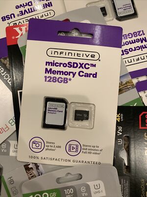 INFINITIVE Micro SDXC Memory Card 128GB
