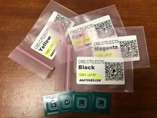 4 Toner Chip " DMO " for Xerox 6R1659, 6R1660, 6R1661, 6R1662 C60, C70, EC70