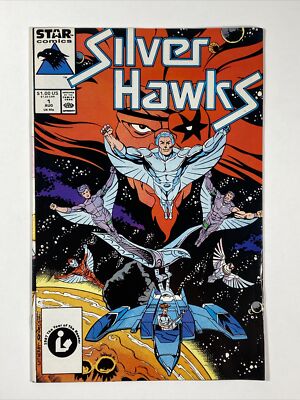 Silver Hawks #1 (Marvel Star comics 1987) Low Print run 