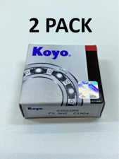 (2 PACK) KOYO 6202-2RS/ C3 2 RUBBER SHIELDED BALL BEARING 15mmx35mmx11mm NEW