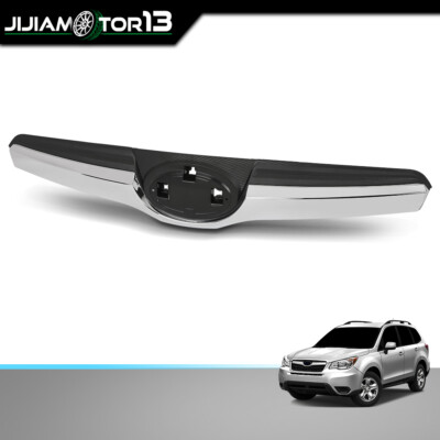 Grille Textured Black Shell & Insert Type Fit For 2014-16 Subaru Forester Grill
