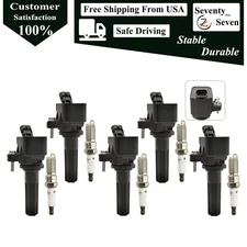 UF497 5Pcs Ignition Coil and Spark Plug For 2007-2012 Chevrolet Colorado 3.7L
