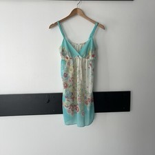 vintage oscar de la renta Night Gown. Lingerie. Floral Slip. Pink Label. Small