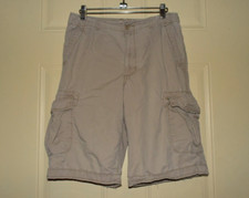 Urban Pipeline Lightweight Cargo Shorts Waist Strap Sides Boys Sz 18Reg Distress