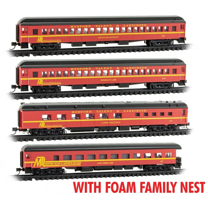 Micro Trains 993 02 236 | Heavyweight Dinner Train Set - 4 Pack - Foam | N Scale