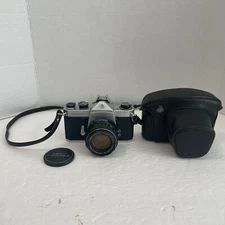 Asahi Pentax Spotmatic 35mm Film Camera W/ 50mm 1.4 Super-Takumar Lens & Case