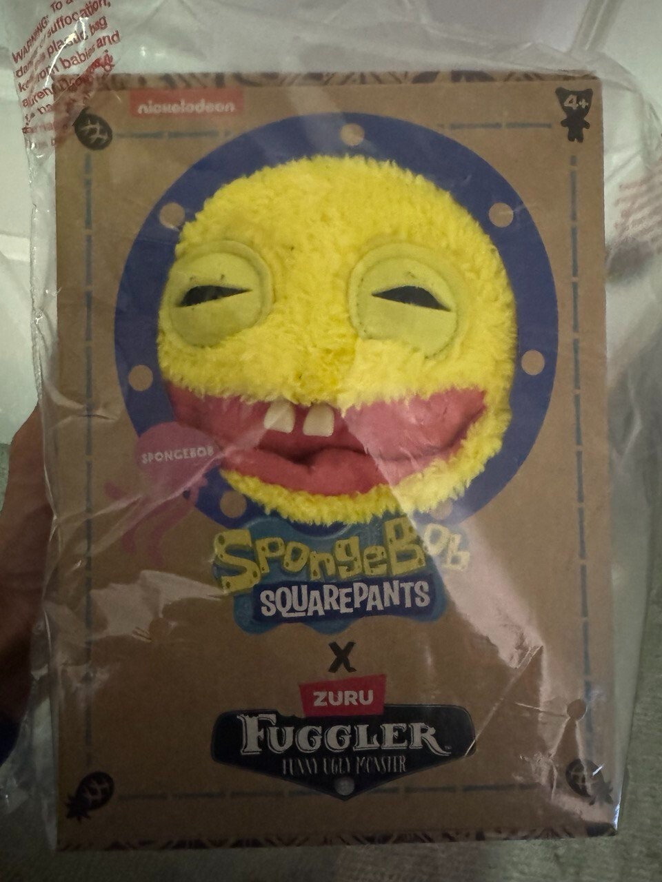 Fuggler BRAND NEW Spongebob SquarePants Nickelodeon Funny Ugly Monster *IN HAND*