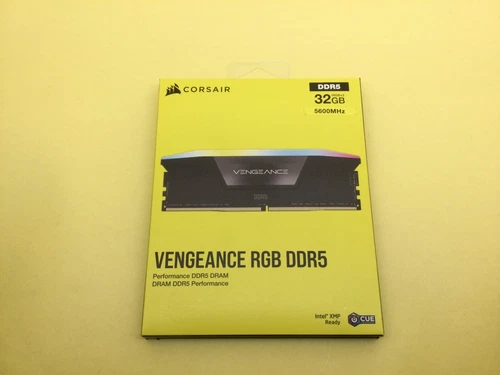 Corsair Vengeance RGB 32GB (2x16GB) DDR5 5600MHz UDIMM Desktop Memory New