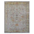 8'x10' Oyster Gray Peshawar with Bijar Garus Design Hand Knotted Wool Rug 21051