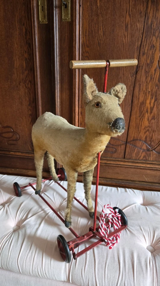 Steiff Räder Reh, Reittier, sehr selten. - Bild 4 von 4