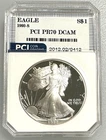 1992-S American Silver Eagle $1 PROOF, in Slab .999 1oz.