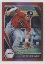 2021 Panini Prizm Draft Picks Red & Purple Hyper Jackson Glenn #PDP133 0f3j