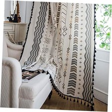 Boho Curtains 2 Panels 84 Inches Long 59"W x 84"L Pack of 2 Geometric