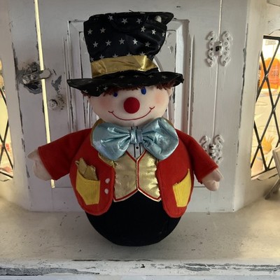 Vintage Clown Stofftier The Amazing Mr Wobbles Jingles By Boots RAR