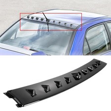 For 2002-07 Mitsubishi Lancer Evo Window Roof Spoiler Carbon Fiber Style New