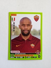 FIGURINE FOOTBALLERS PANINI 2014/15 ROME MAICON n 403 WITH VELINA