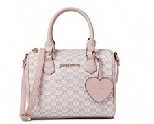 Juicy Couture Light Pink Satchel with Heart C...
