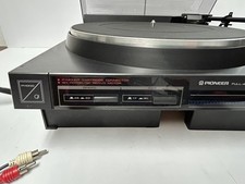 Vintage Pioneer Turntable PL-X21Z-Includes 45 Adapter  Risers/UNTESTED/AS IS