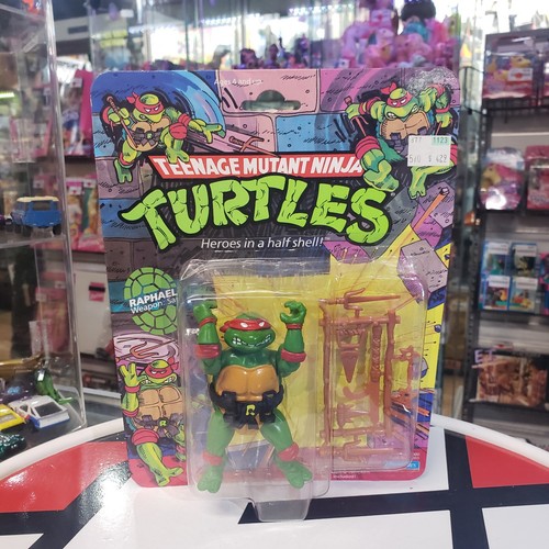 TMNT Vintage Playmates RAPHAEL 10 Back 1988 Ninja ...