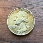 1964 Washington Quarter - AU/BU Toning - 90% Silver Quarter