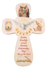 Holy Spirit Dove Hanging Wall Cross, 5 1/2 Inch