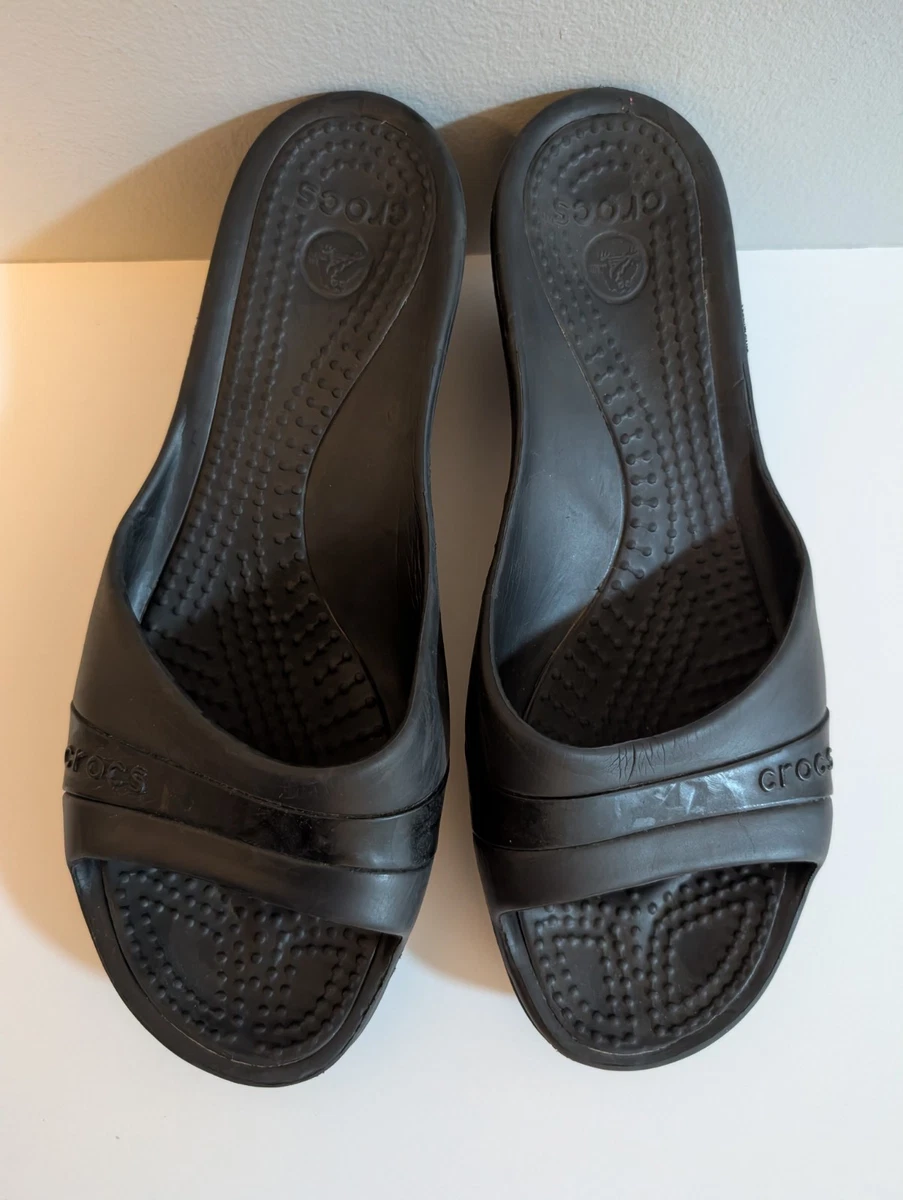 美品　Sassari W4 クロックス ササリー Black 黒 Crocs Sassari Sandals for Women for sale | eBay
