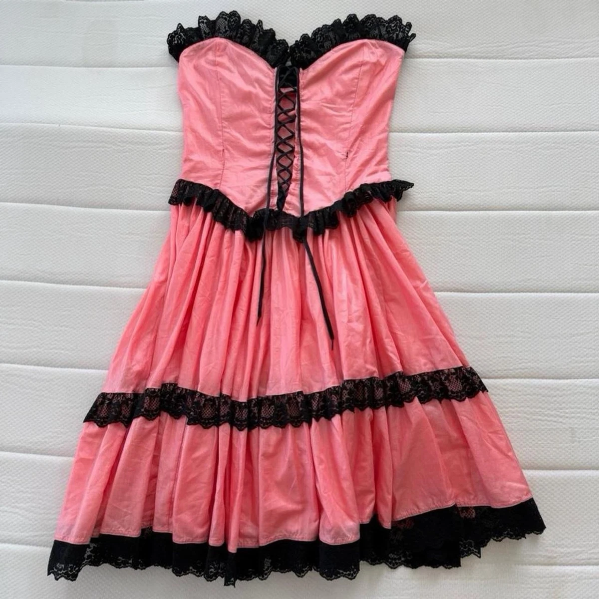 ebay corset dress Vintage Gothic Victorian Prom Dress Lace Corset Evening Gown Costume