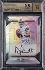 2016 PANINI PRIZM ROOKIE AUTO PRIZM DAK PRESCOTT ROOKIE RC BGS 9.5 AUTO 10