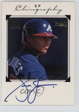 1998 SP Authentic Chirography Andruw Jones #AJ Auto 0dj8