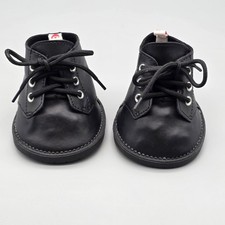 Build a Bear Black Lace-Up Boots Shoes