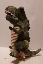 14" B&M Dinosaur hand puppet toy