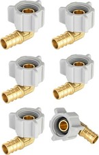 1/2" Pex x 1/2" Female NPT Swivel Elbow - Pack of 6