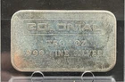 Rare Engelhard Colonial 1oz Silver Commercial Bar ( 1k Mintage) ~ Lot E