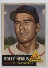 1953 Topps High # Solly Hemus #231 13st