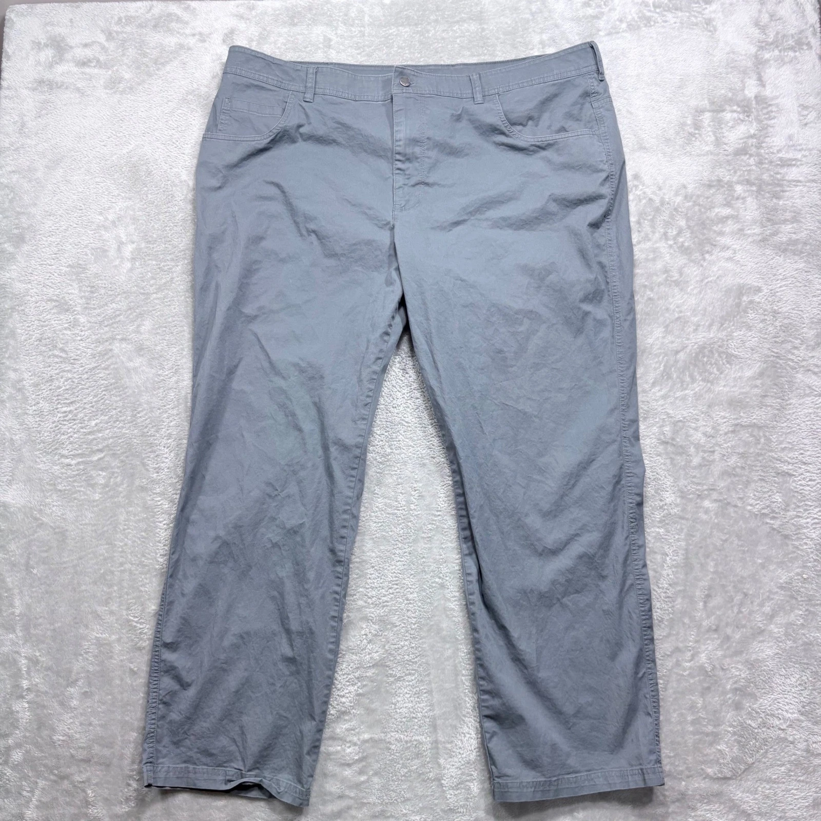 Columbia Pants Mens 42x30 Gray Regular Fit Stretch Cotton AM0449 Straight Leg