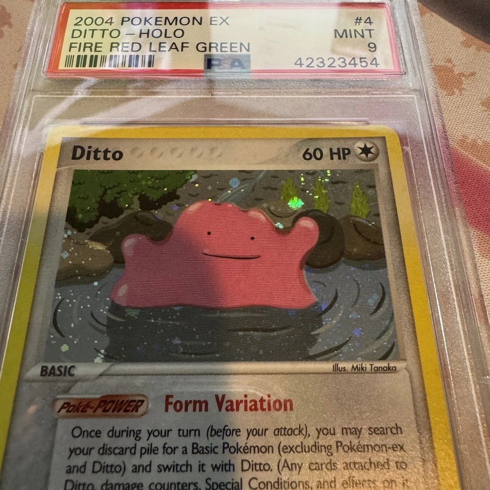2004 Ditto 4/112 PSA 9 Mint Rare Reverse Holo Pokemon Card Pop 72 Swirl - Image 3 of 3