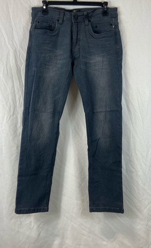 NWT Steve's Jeans Mens Blue Slim Fit Stretch Skinny Leg Denim Jeans Size 28x30