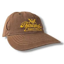 Thorogood Hat Brown Canvas Denim Strapback Baseball Cap Gorpcore