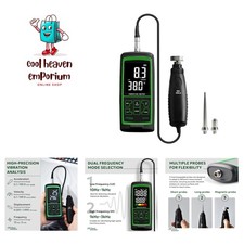 Vibration Meter Digital Vibrometer Handheld Vibration Analysis Equipment Acce...